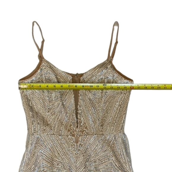 Leona Art Deco Sequin Fit & Flare Dress - Picture 11 of 14